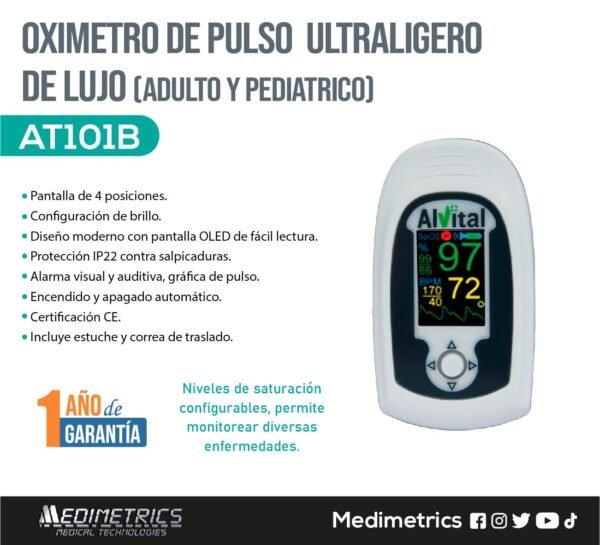 981a7461-28be-4de0-960a-6c8ccbedc61a Oxímetro de Pulso Ultraligero de Lujo - AT101B