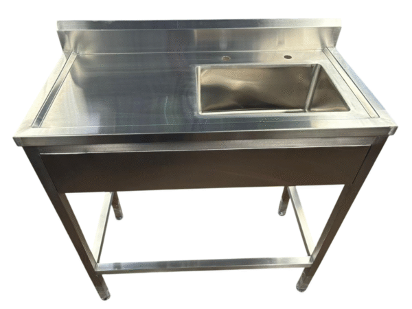 Lavabo Clínico de Acero Inoxidable