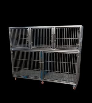 Jaula Perrera De Acero Inoxidable