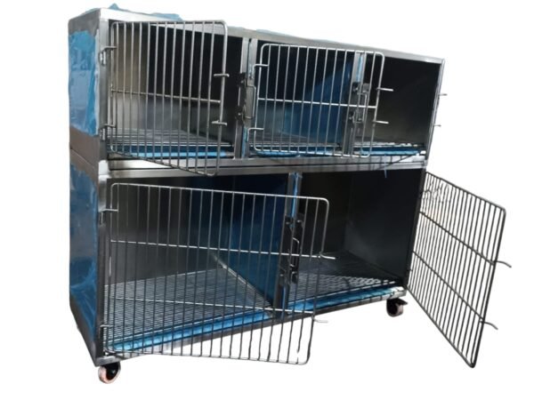 Jaula Perrera De Acero Inoxidable