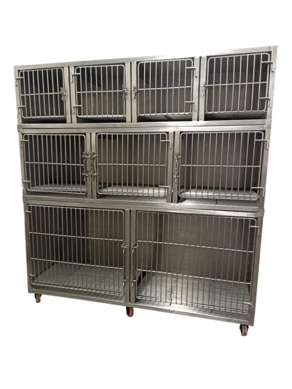 Jaula Perrera De Acero Inoxidable